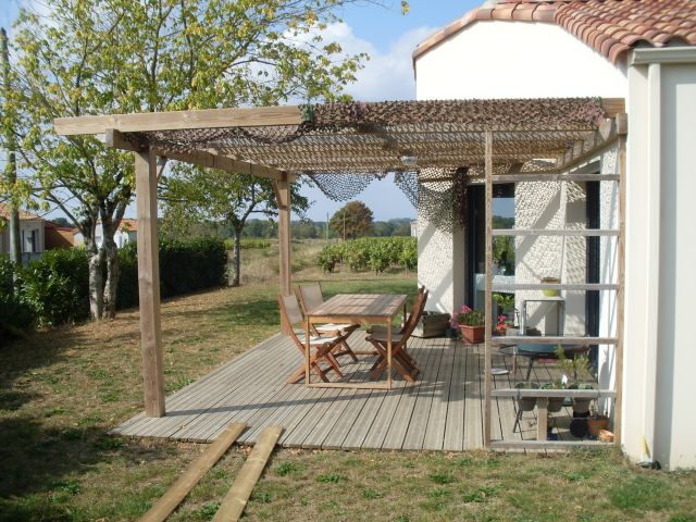 Terrasse et pergola