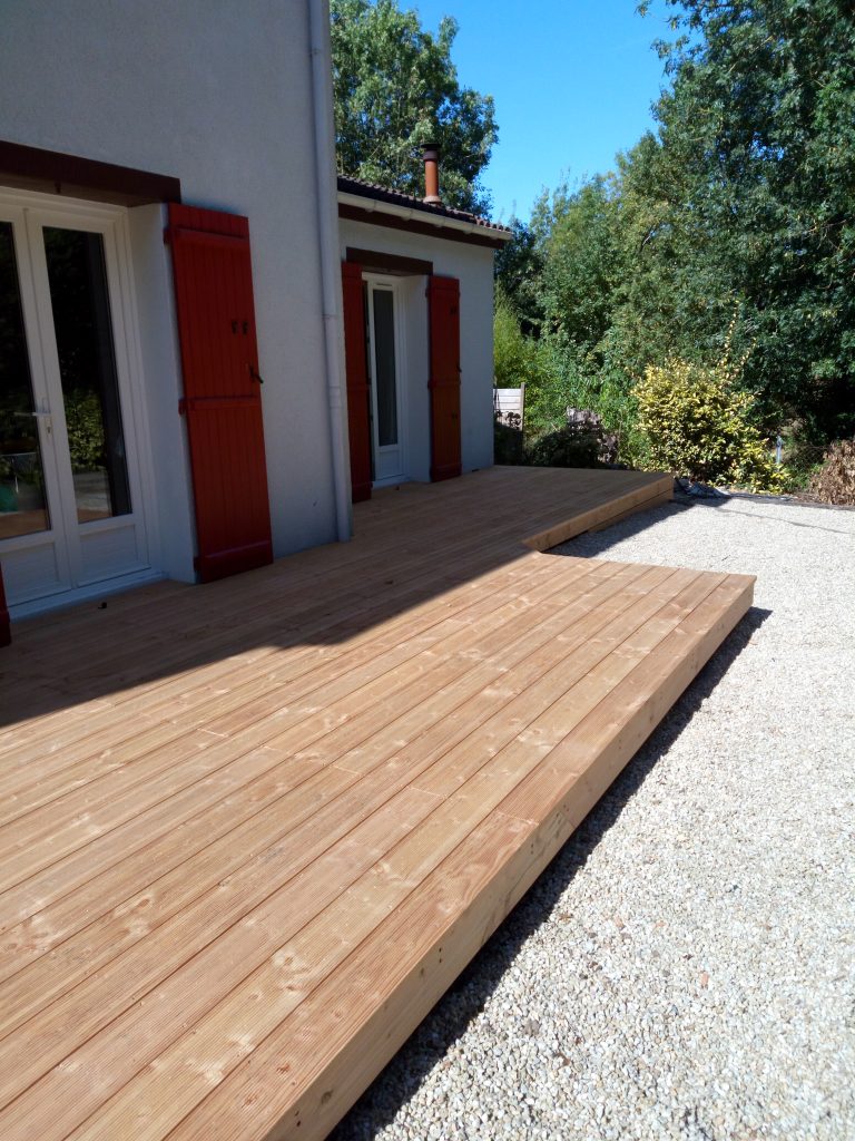 Démontage et pose d’une terrasse