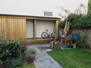 Cabane de jardin nantes pin traité CLA - menuiserie sur-mesure