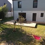 chantier terrasse saint julien de concelles en douglas (menuisier nantes)